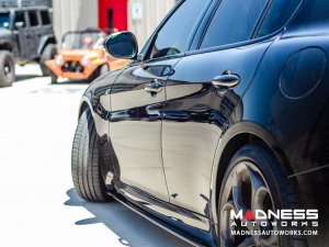 Alfa Romeo Giulia Side Skirts - Carbon Fiber - Lusso